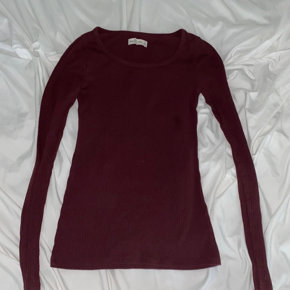 extra small abercrombie ribbed long sleeve